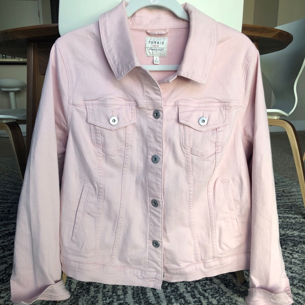 Torrid ✨🌸pink🌸✨denim jacket
